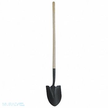 WESTWARD Round Point Shovel 48 In.Handle 14 ga., 4LVT2