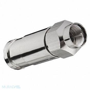 POWER FIRST Coax Conn F-Type RG11 Reg/Tri/Quad PK10, 4LWY5