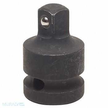 WESTWARD Impct Skt Adpt Steel Blk Oxd 1/2 in, 4LYY7