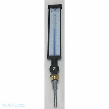 GRAINGER APPROVED Industrial Thermometer 0 to 160 F, 4LZN8