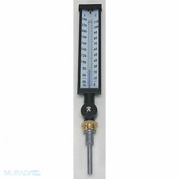 GRAINGER APPROVED Industrial Thermometer 30 to 240 F, 4LZP1