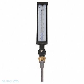 GRAINGER APPROVED Industrial Thermometer 50 to 550 F, 4PRT6