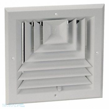 GRAINGER APPROVED Diffuser 3-Way Duct Size 10, 4MJJ4