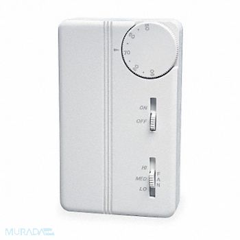 PECO Fan Coil Tstat Analog 1 Pipe 24-277V AC, 4MY97