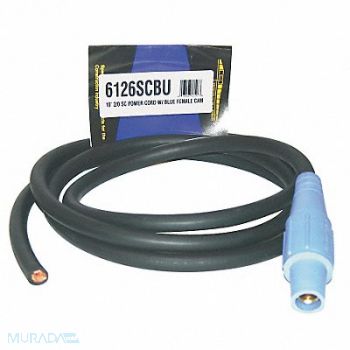 SOUTHWIRE Cam Lock Power Cord 200A 600VAC Rubber, 4NAE6