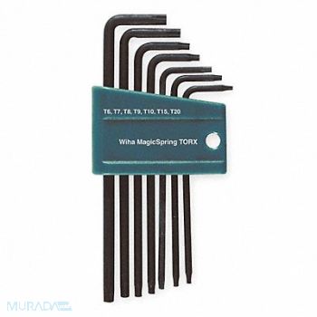 WIHA Torx Key Set L Shape 2 1/2 in to 4 in, 4NB56