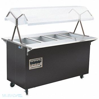 VOLLRATH Portable Hot Food Station 60 x 24, 4NDV5