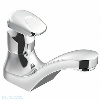 MOEN COMMERCIAL Low Arc Chrome Moen M-Press Brass 0.5gpm, 4NEF3