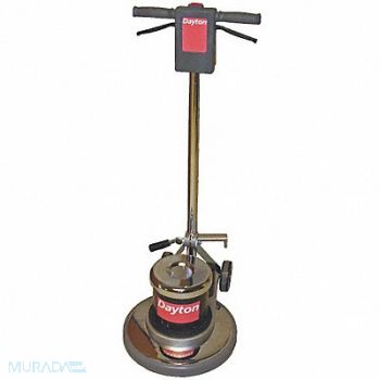 DAYTON Floor Scrubber Single 17 In 1.5HP 175rpm, 6UFR5