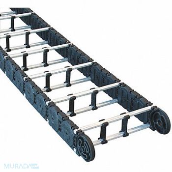 KABELSCHLEPP Varitrak MC Open Nylon/Alum W8.68In L5Ft, 4NGK5