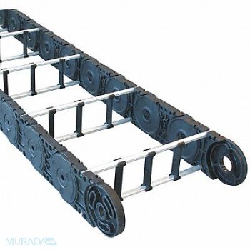 KABELSCHLEPP Varitrak MC Open Nyln/Alum W13.57In L5Ft, 4NGN5
