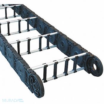 KABELSCHLEPP Varitrak MC Open Nyln/Alum 15.57In L1Ft, 4NGJ2