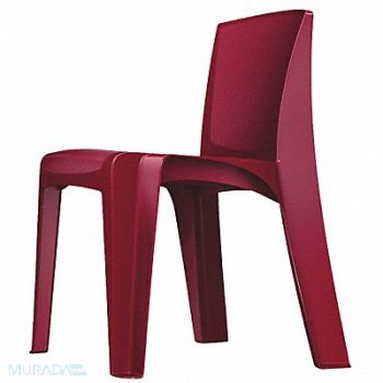 CORTECH Razorback Stack Chair Plum, 4NHL1