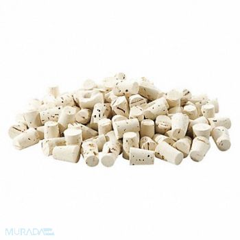 GRAINGER APPROVED Natural Tapered Cork Trade Sz 000 PK100, 4NMA4