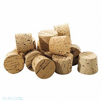 GRAINGER APPROVED Natural Tapered Cork Trade Sz 30 PK5, 4NME1