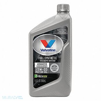 VALVOLINE Engine Oil 5W-20 Full Synthetic 32oz, 4NPH6