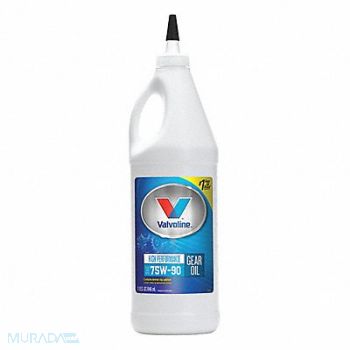 VALVOLINE Gear Oil High Performance 32 Oz 75W-90, 4NPK1