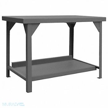 DURHAM MFG Workbench Steel 60 W 36 D, 4NUR1