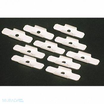 LEGRAND Support Clip Ivory Steel Clips, 4YER9