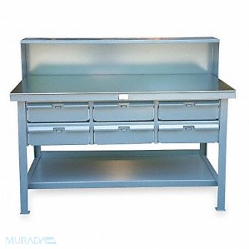 STRONG HOLD Workbench SS 72 W 36 D, 4NWH2