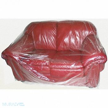 GRAINGER APPROVED Furniture Bag Love Seat 1 mil 50 in W, 4NZG2
