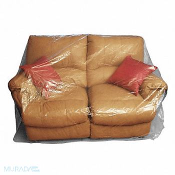 GRAINGER APPROVED Furniture Bag Love Seat 1 mil PK100, 4NZG6