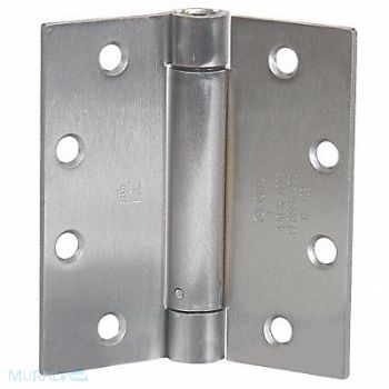 GRAINGER APPROVED Spring Hinge Steel Door Leaf 4-1/2 H, 4PA82