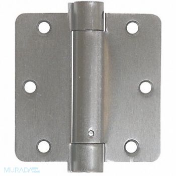 GRAINGER APPROVED Spring Hinge Steel Door Leaf 3-1/2 H, 4PA91