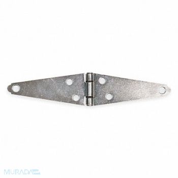 GRAINGER APPROVED Strap Hinge Steel 2-31/32 in L, 4PB41