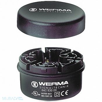 WERMA Mounting Base Black, 4PDK8