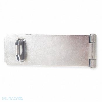 GRAINGER APPROVED Fixed Staple Hasp Zinc 4 1/2 L, 4PE41