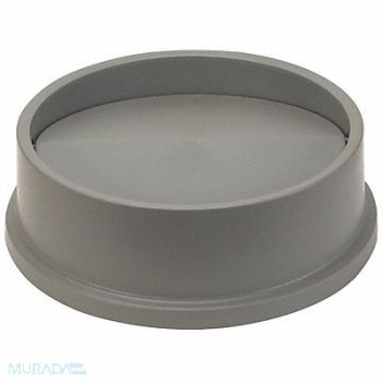 TOUGH GUY Trash Can Top Drop Top Swing Gray, 4PGP7