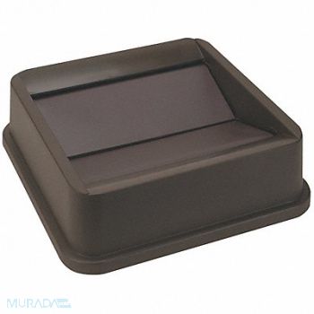 TOUGH GUY Trash Can Top Drop Top Swing Brown, 4PGP8