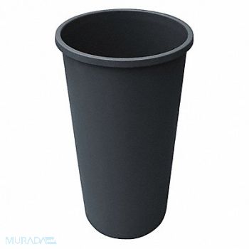 TOUGH GUY Trash Can Round 22 gal Gray, 4PGR7