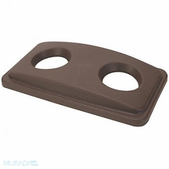 TOUGH GUY Recycling Top Plastic Brown, 4PGU3