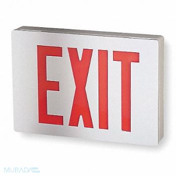 LITHONIA LIGHTING Ext Sgn Alumnm Wht 11 3/8in 2W, 5TP24