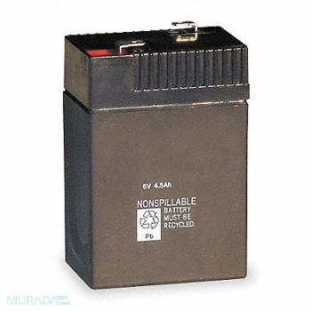 LITHONIA LIGHTING Battery 6V 168hr 3 1/2in AMP, 4PH44