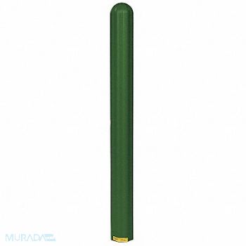 GRAINGER APPROVED F0487 Bollard Cover 8 In Dia 57 In H Green, 4PHF1