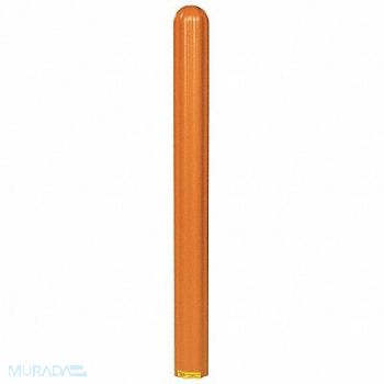 GRAINGER APPROVED F0487 Bollard Cover 8 In Dia 57 In H Orange, 4PHF4