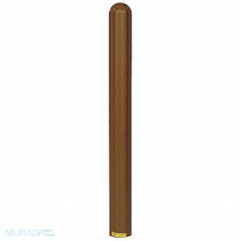 GRAINGER APPROVED F0487 Bollard Cover 8 In Dia 57 In H Brown, 4PHG1