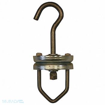 RICHARDS-WILCOX Swivel Hook 75Lb Cap, 4PLR3