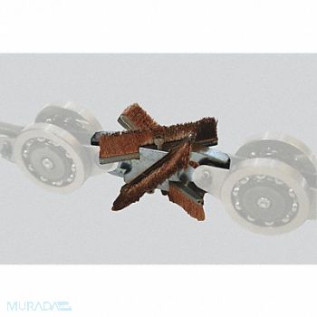 RICHARDS-WILCOX Track Cleaner Brush Assembly, 4PLR4
