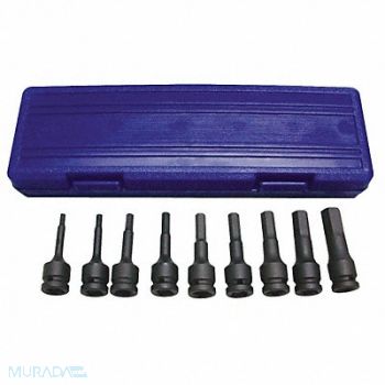 WESTWARD Impct Skt St Steel Blk Oxd 1/4 to 3/4 in, 4PRH1