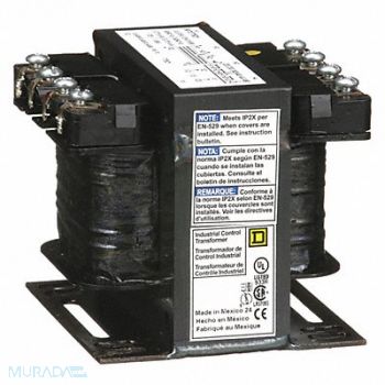 SQUARE D Control Transformer 75VA 4.43 in H, 4R894