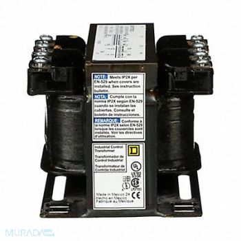 SQUARE D Control Transformer 75VA 4.43 in H, 4R900