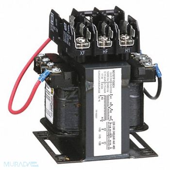 SQUARE D Control Transformer 150VA 4.55 in H, 4R910