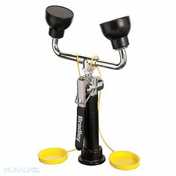 BRADLEY Dual Head Drench Hose Countertop 8 ft., 4R979