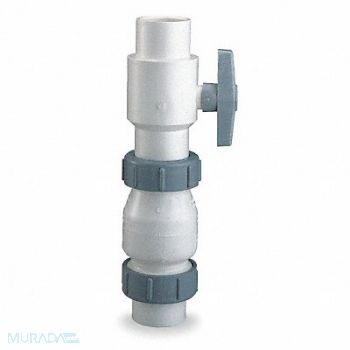 DAYTON Ball Check Valve PVC 1-1/2 Socket, 4RG92