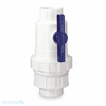 DAYTON Ball Check Valve PVC 2 Socket, 4RG93