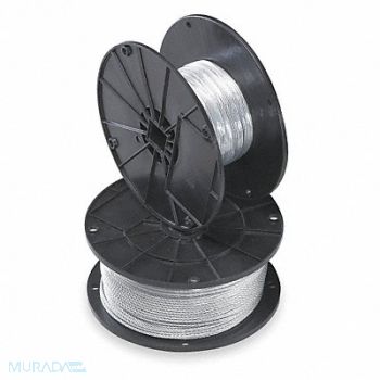 B-LINE BY EATON Wire Rope 1/8 In Rope Diameter 500Ft, 4RHZ1